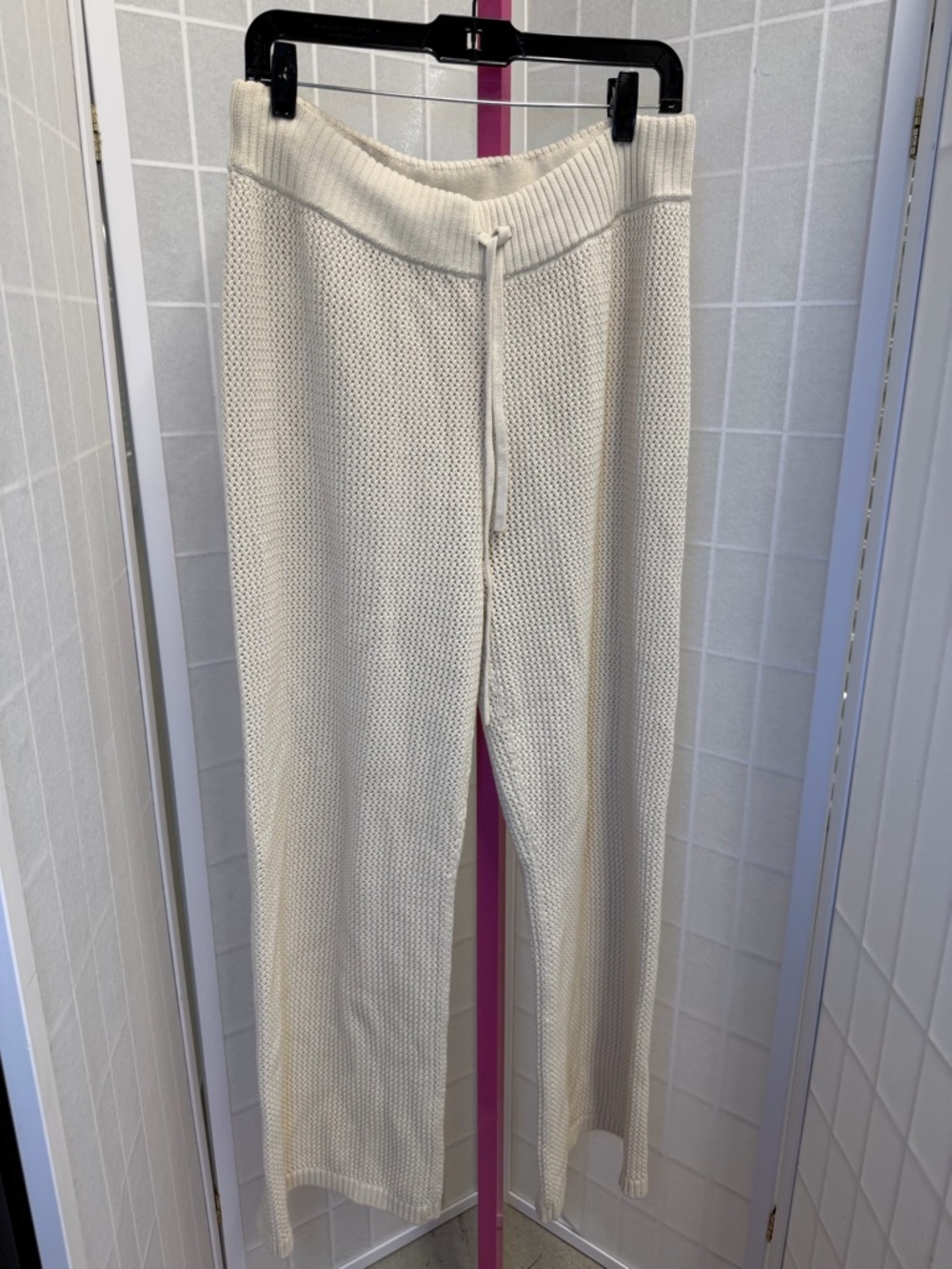 TNA Feliz Pant Mid-rise wide-leg knit pants - Picture 4 of 11